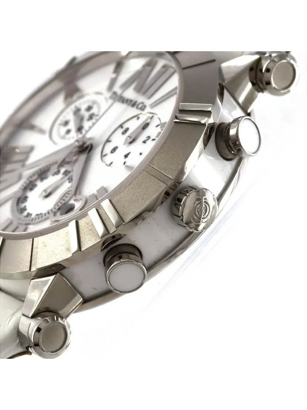 Tiffany & Co Atlas Chronograph SS Quartz Watch